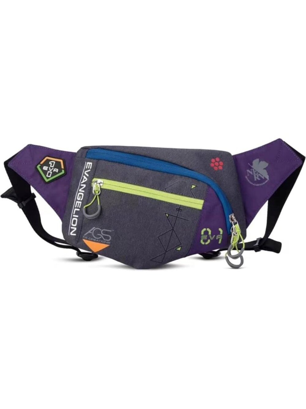 Vibrant Neon Fanny Pack - Stylish Anime-Inspired Accessory for Everyday Use